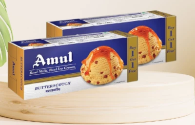 Amul  Butterscotch icecream 750ml (1+1 free)
