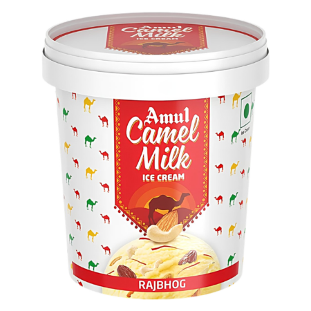 Amul Camel milk Rajbogh icecream jumbo cup