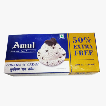 Amul Cookie N Cream 750ml